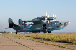 Ukrainian Drones Target Be-12 Aircraft at Yevpatoriia Repair Plant