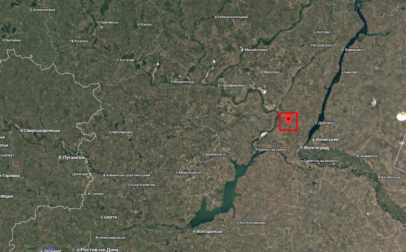 Котлубань на мапі