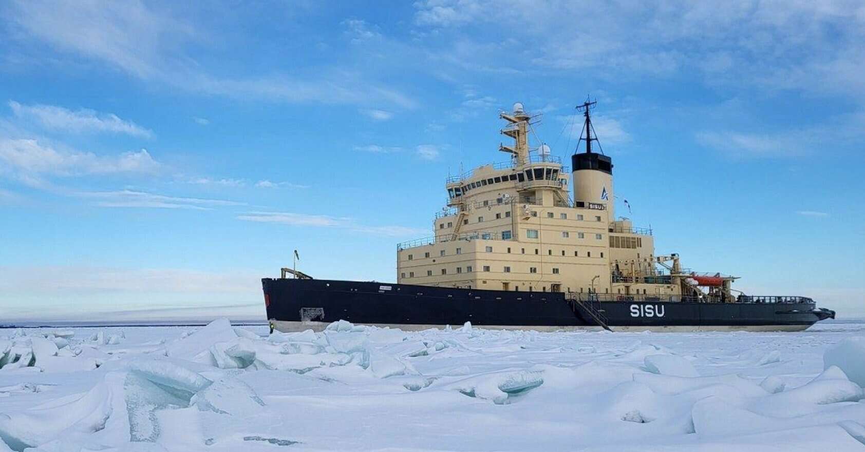 Finnish icebreaker Sisu. Source: arctia.fi