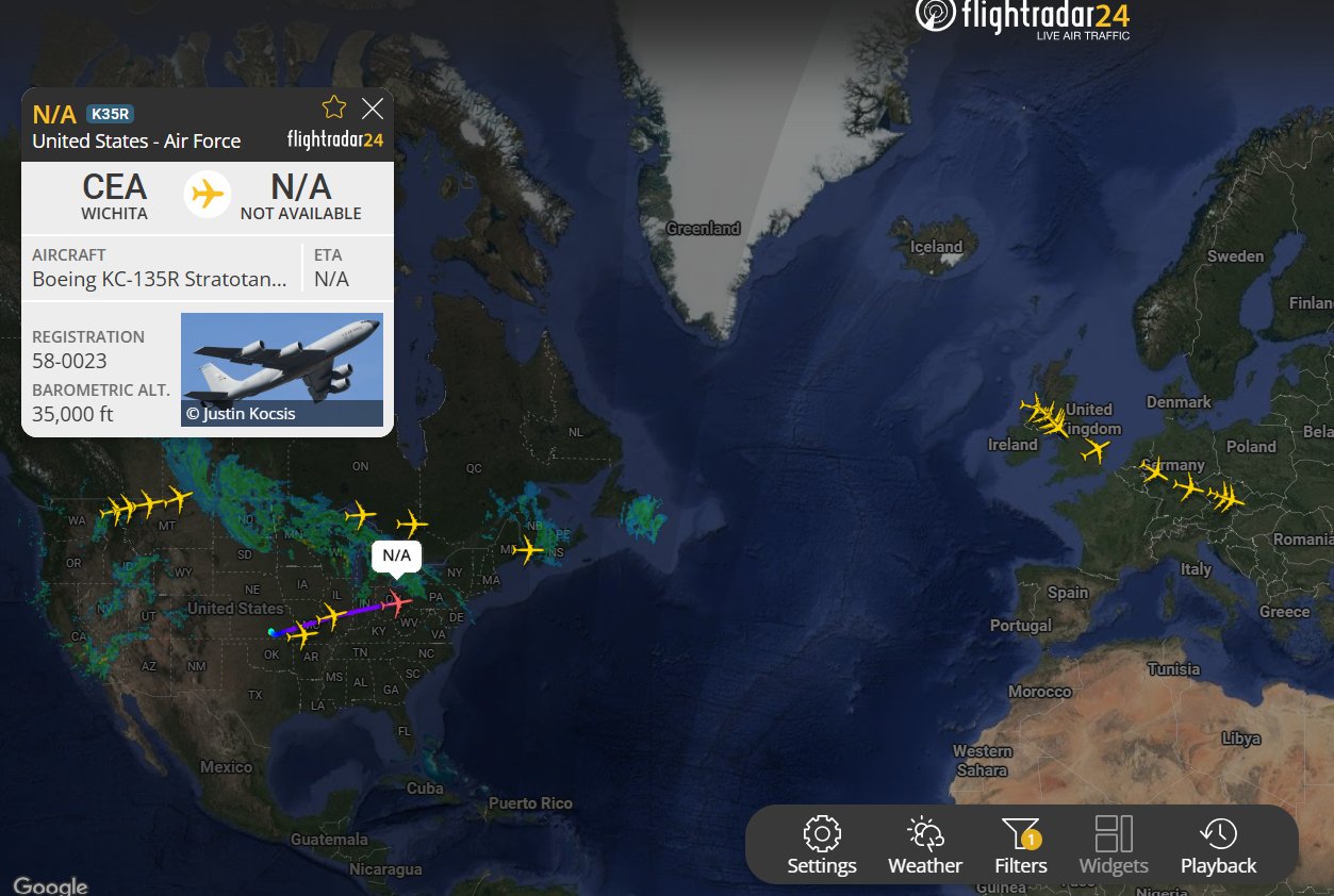 US Redirects 19 More Tanker Aircraft to Middle East