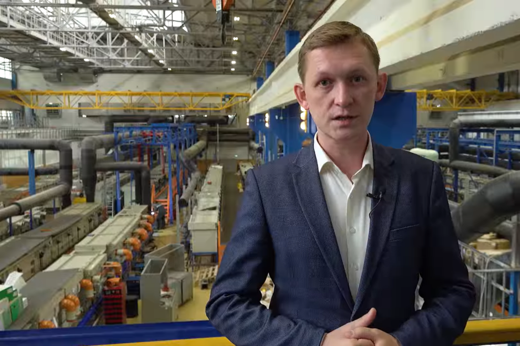 Нова гальванічна ділянка на підприємстві Воткинский завод, осінь 2022 року. Стоп-кадр з відео АО Воткинсикй завод