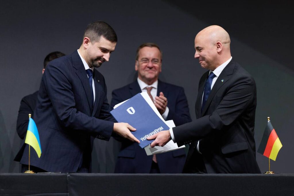 Герман Сметанін та Андерс Карп під час підписання Меморандуму про стратегічну співпрацю. Фото: Герман Сметанін.