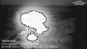 ССО дронами уразили склади боєприпасів росіян у Запорізькій та Донецькій областях 