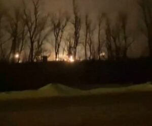 Drones Strike Neftegorsk Gas Processing Plant in Samara Region, Causing a Fire
