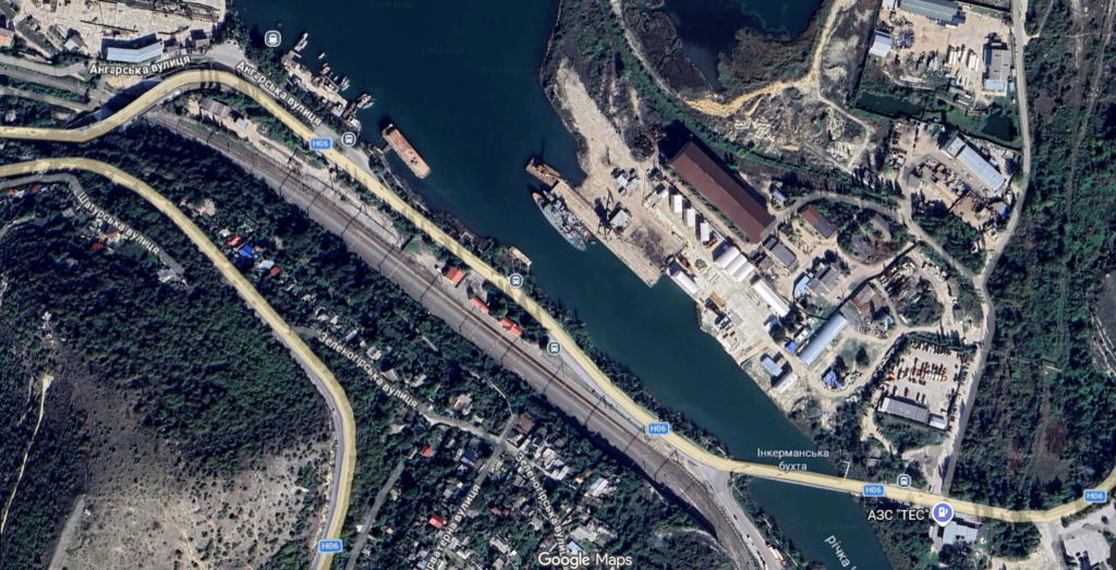 Причал номер 52, Інкерманська Бухта. Фото Google Maps