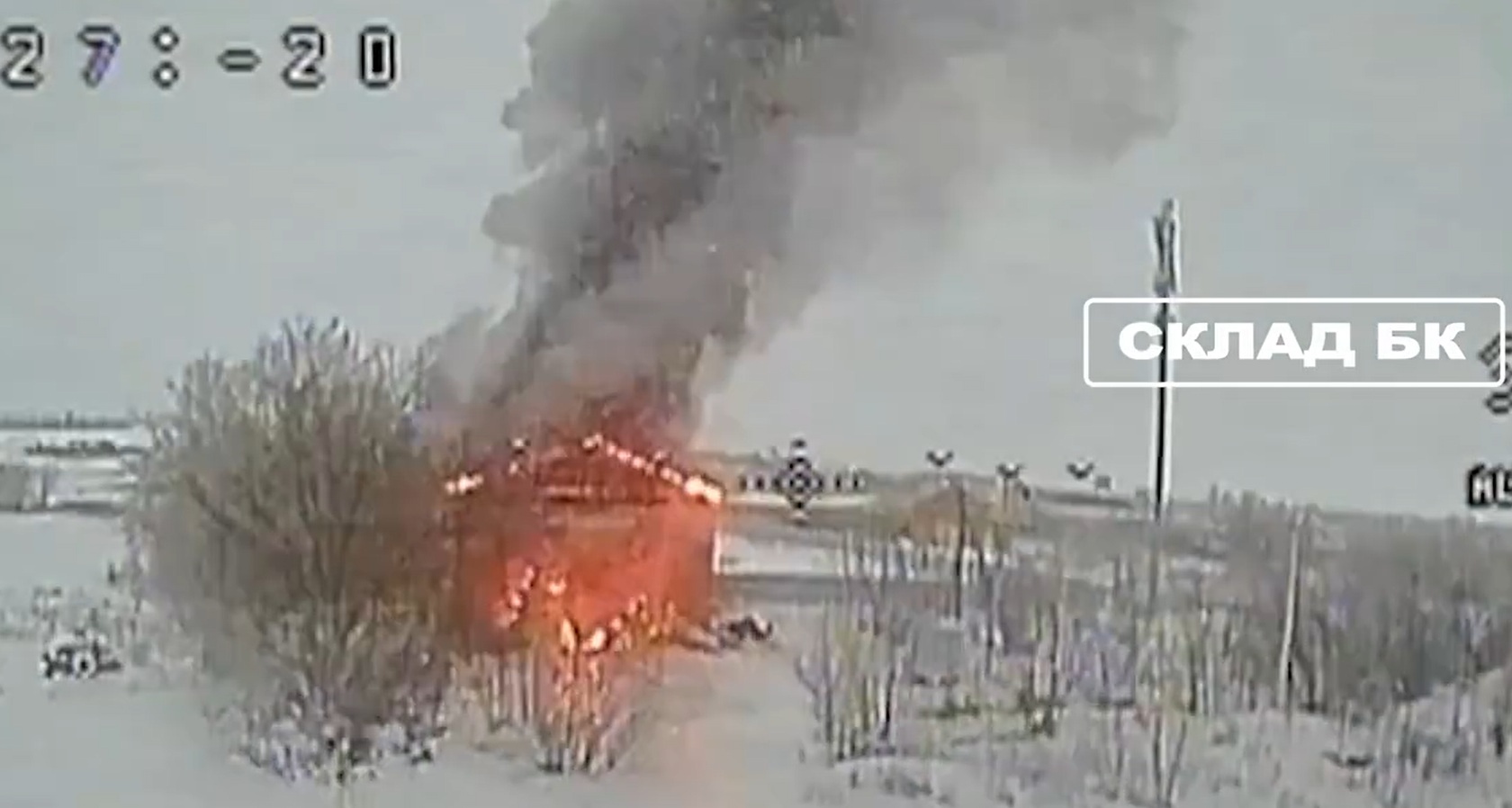БпЛА бригади «Гарт» уразили склад з БК противника на Слобожанщині