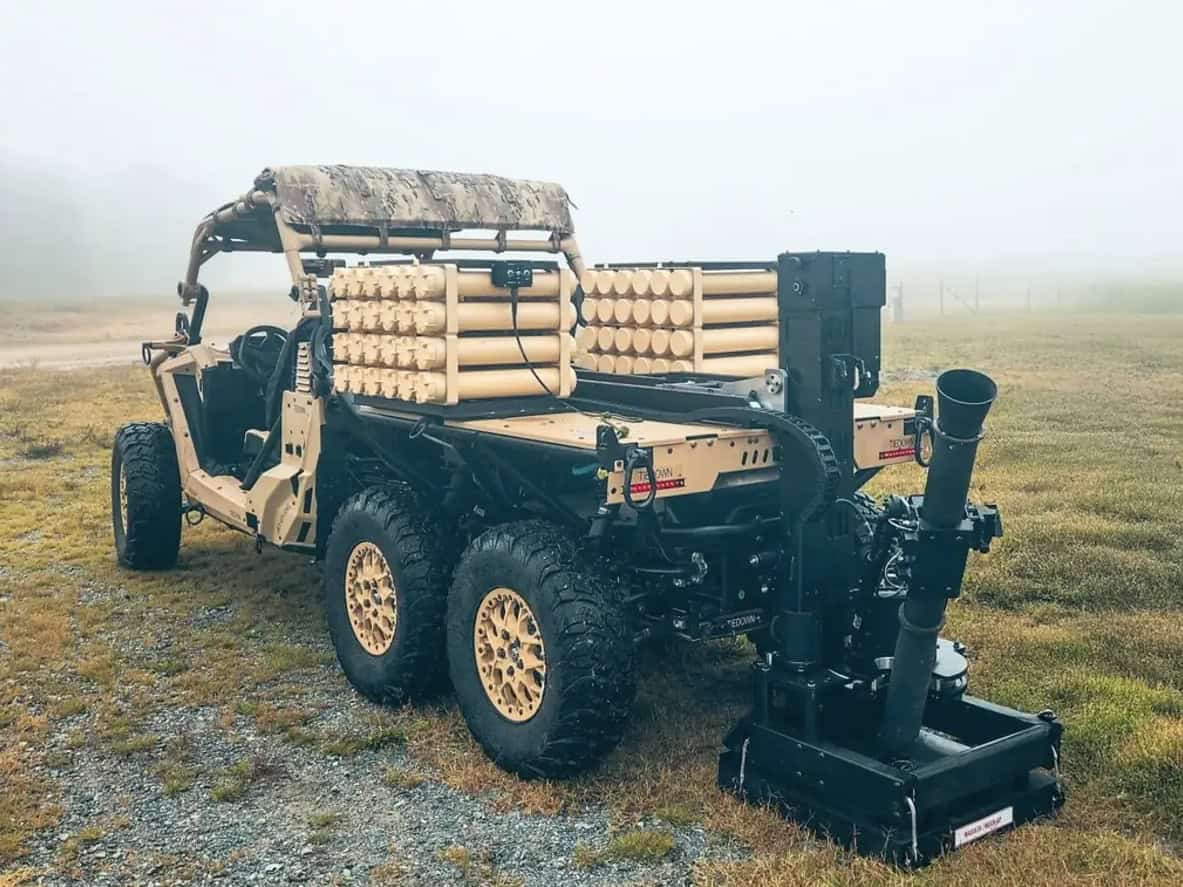 Scorpion Light self-propelled mortar based on MRZR Alpha. Source: Global Military Products 