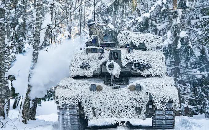 Illustrative image of a tank during the Baltic states' deterrence of Russian aggression. Photo credits: Ben Birchall/PA