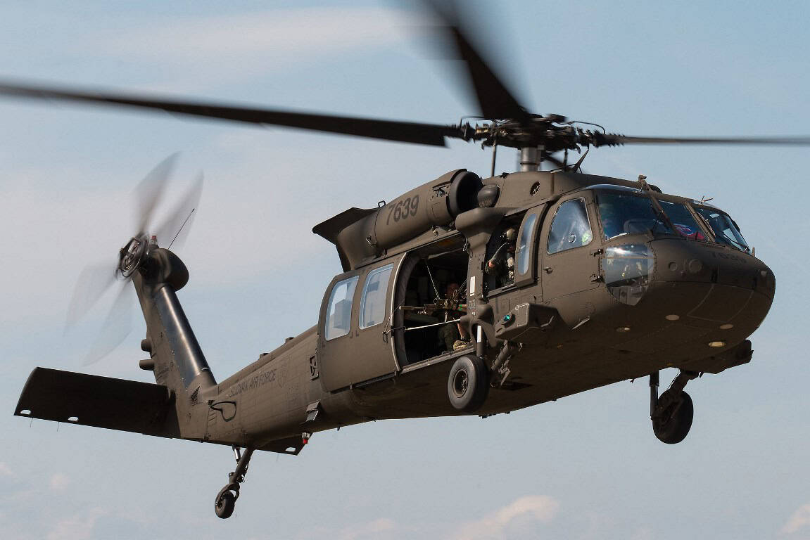 The UH-60M Black Hawk helicopter. Photo credits: Slovak Ministry of Defence