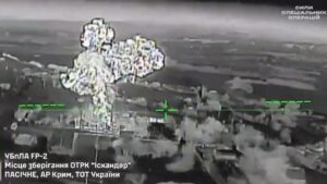 SOF Drones Destroy Iskander Missile Storage Site in Crimea