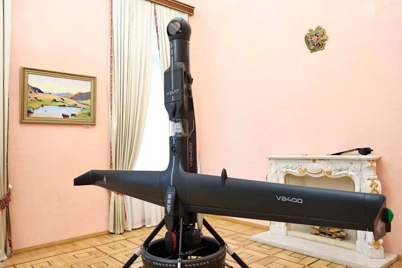 Безпілотник V-BAT, який отримало міністерство оборони Вірменії. Фото: Міністерство оборони Вірменії