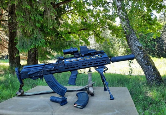 Belarusian SMAR-100BPM assault rifle. Photo from open sources