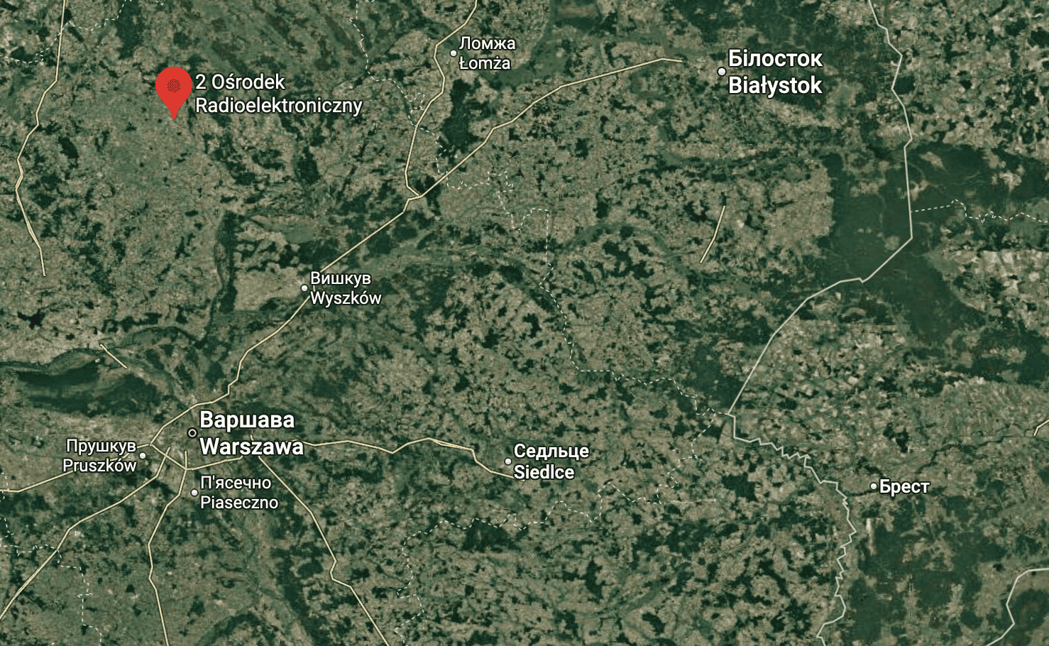 Розміщення батальйону на мапі. Джерело: Google Maps.