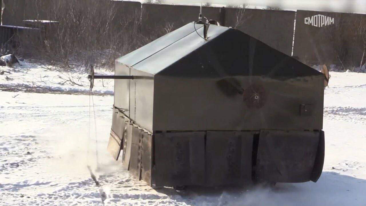 Російський антидроновий вентелятор на НРК. Джерело: Андрій Тарасенко.