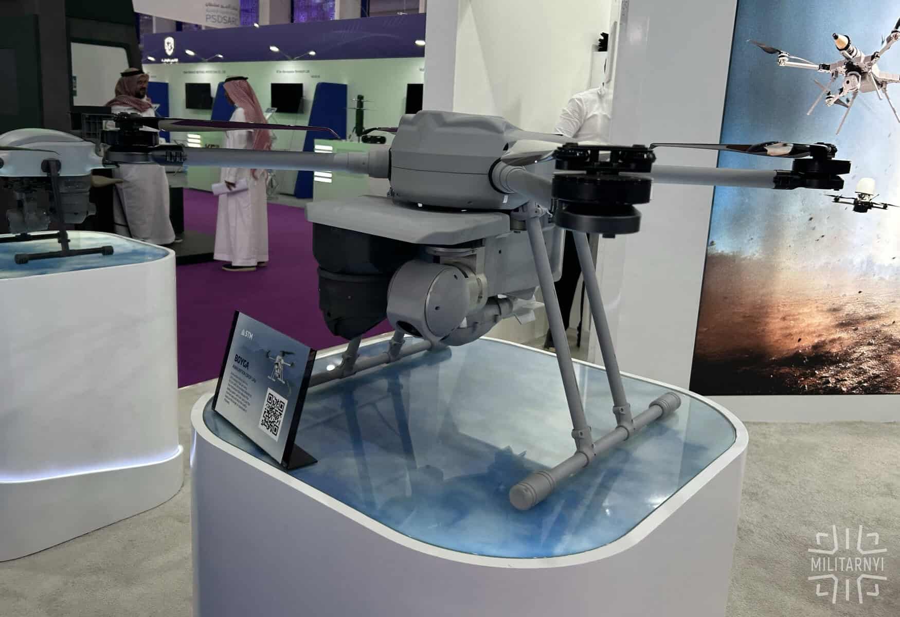 Turkish STM Unveils Bomber Drone and Fiber-Optic Reconnaissance UAV