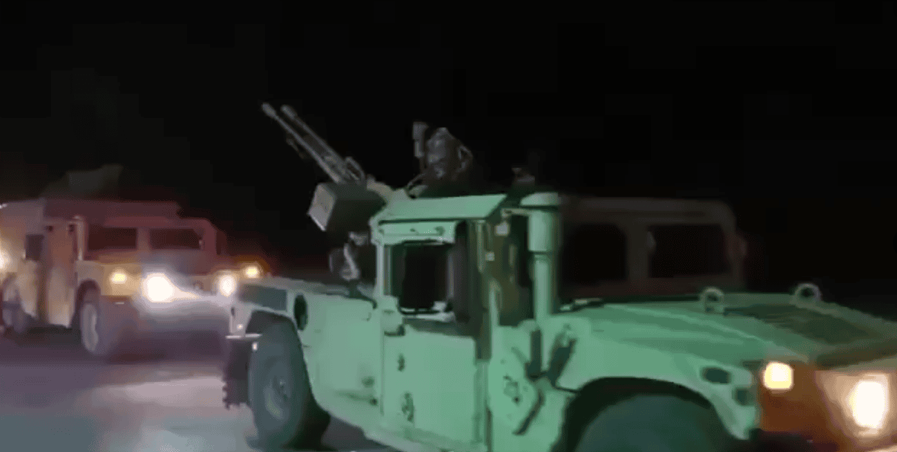 Бронеавтомобілі HMMWV афганських бойовиків. 26 лютого 2026 року. Джерело: wfwitness