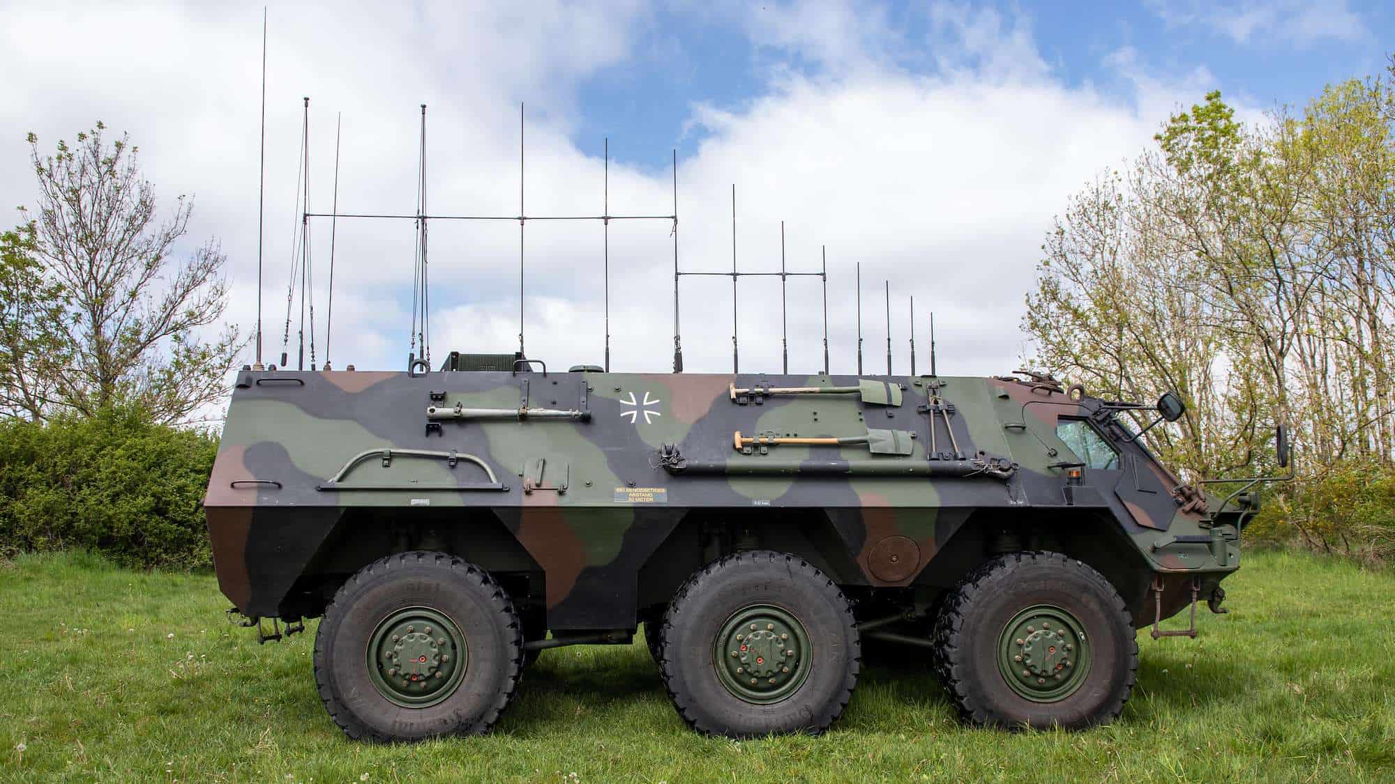 HUMMEL electronic warfare vehicle. Photo credits: Bundeswehr/Martina Pump