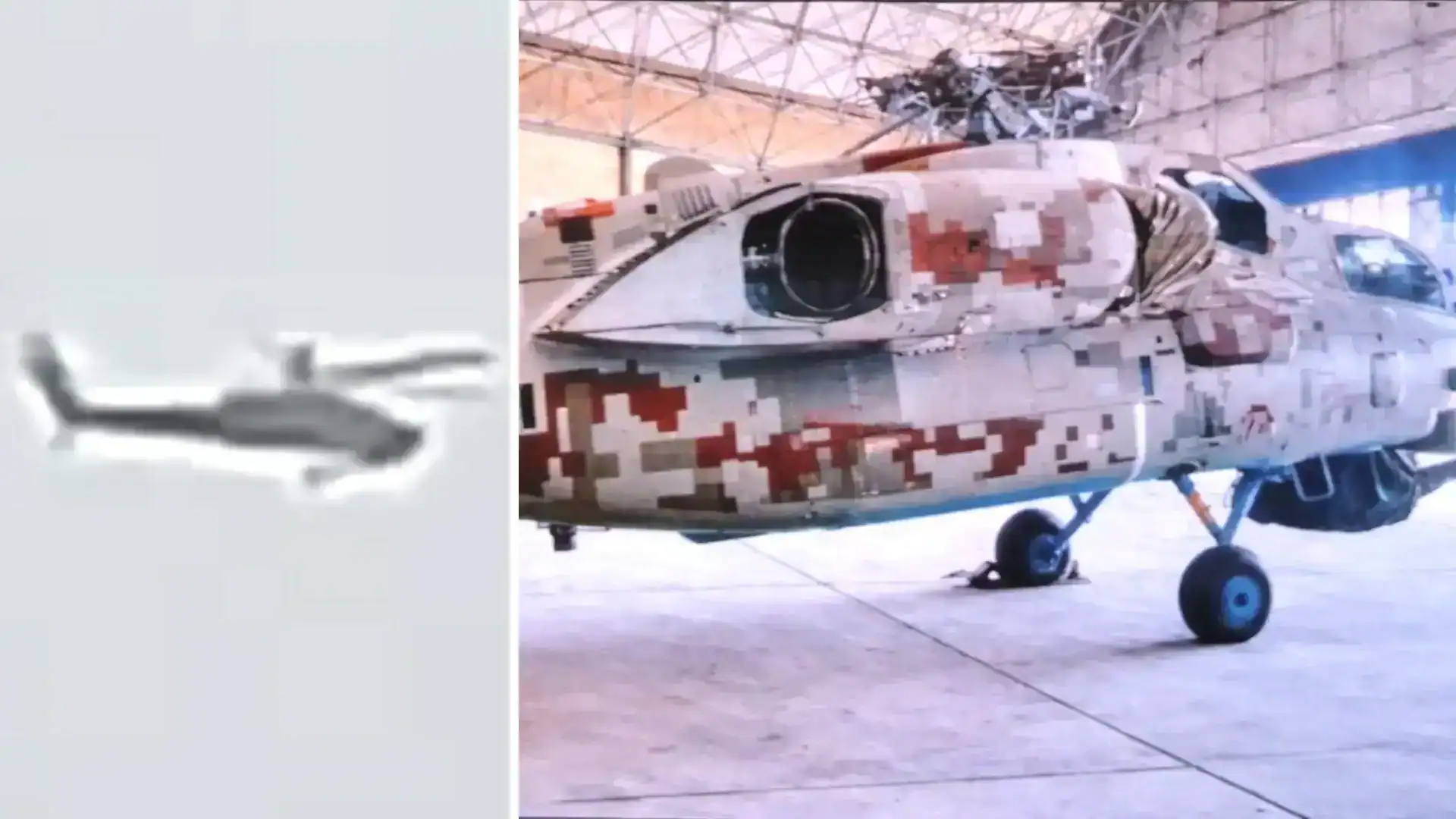 Possibly an Iranian Mi-28NE supplied by Russia. Photo credits: The War Zone