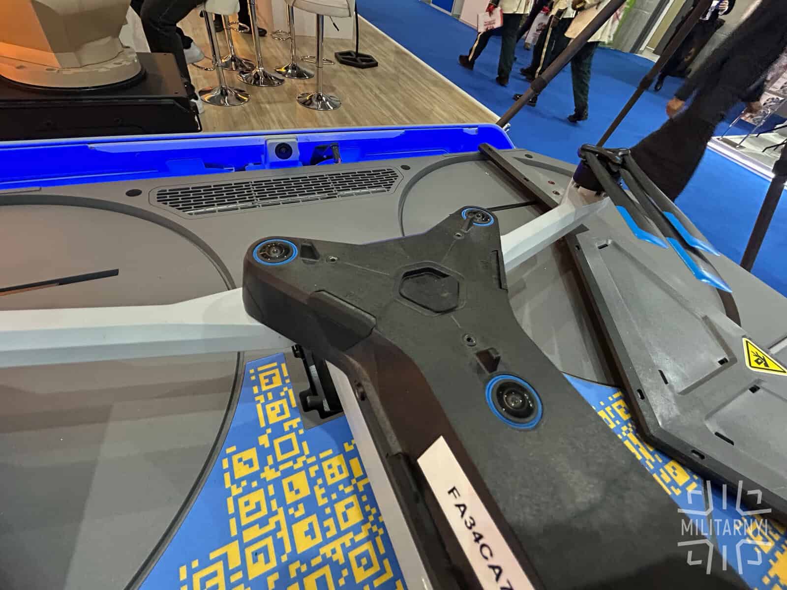 Камери для картографування розвідувального безпілотника Skydio X10D від Robotics Centre. 12 лютого 2026 року. Фото: «Мілітарний»