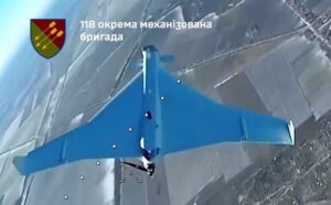 Ukrainian Air Defense Units Shoot Down Russian Klin Kamikaze Drone for First Time