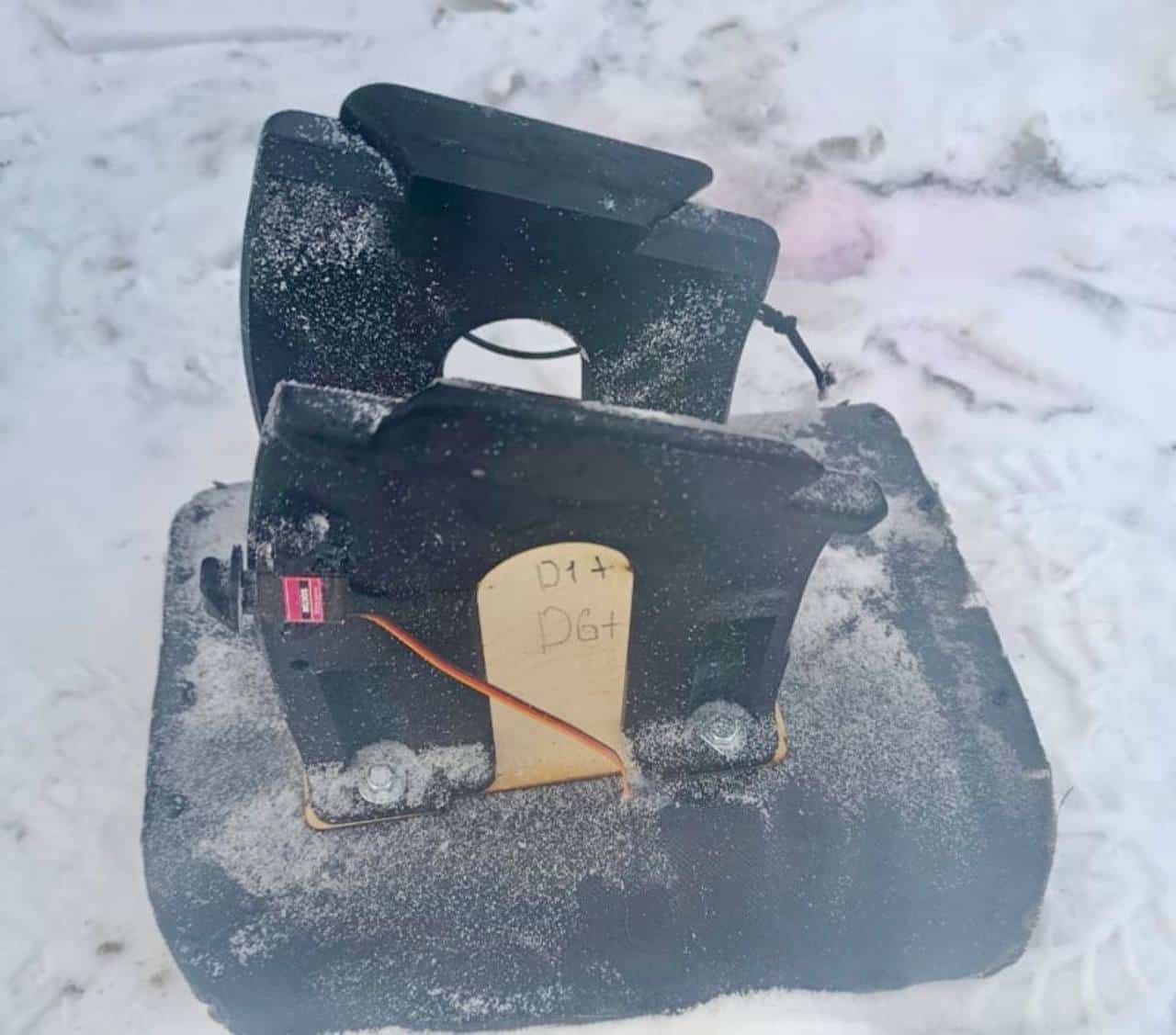 Mount for an FPV drone. February 3, 2026. Photo credits: Serhii Flash