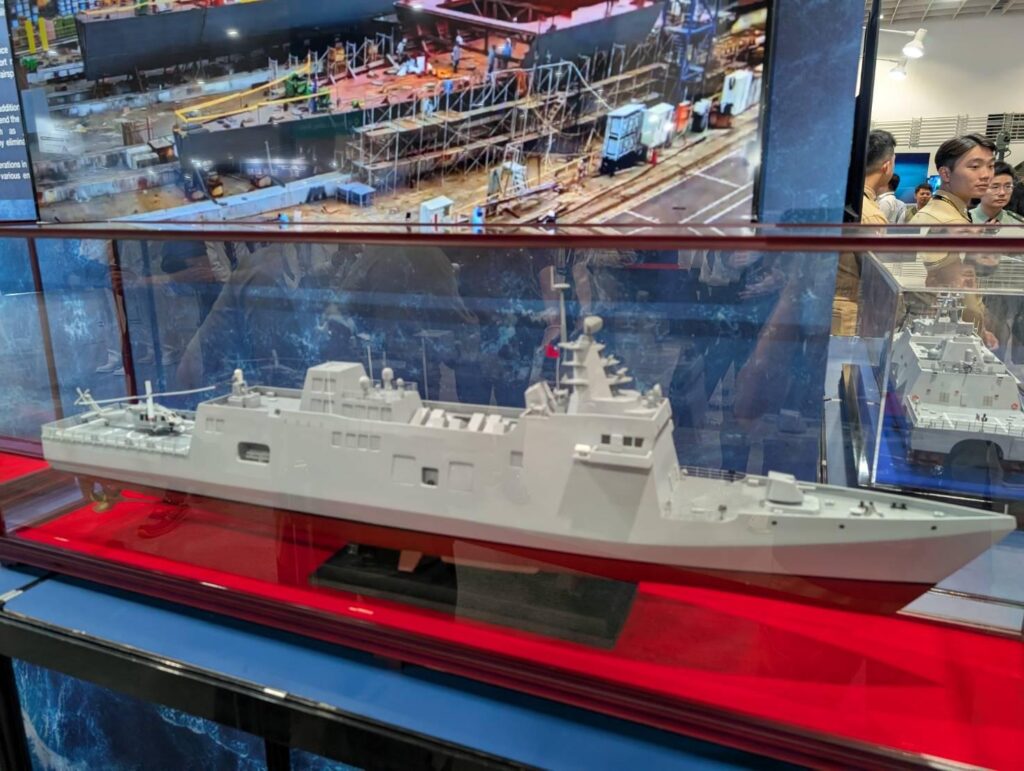 Модель нового легкого фрегата для ВМС Тайваню. Фото: IGM