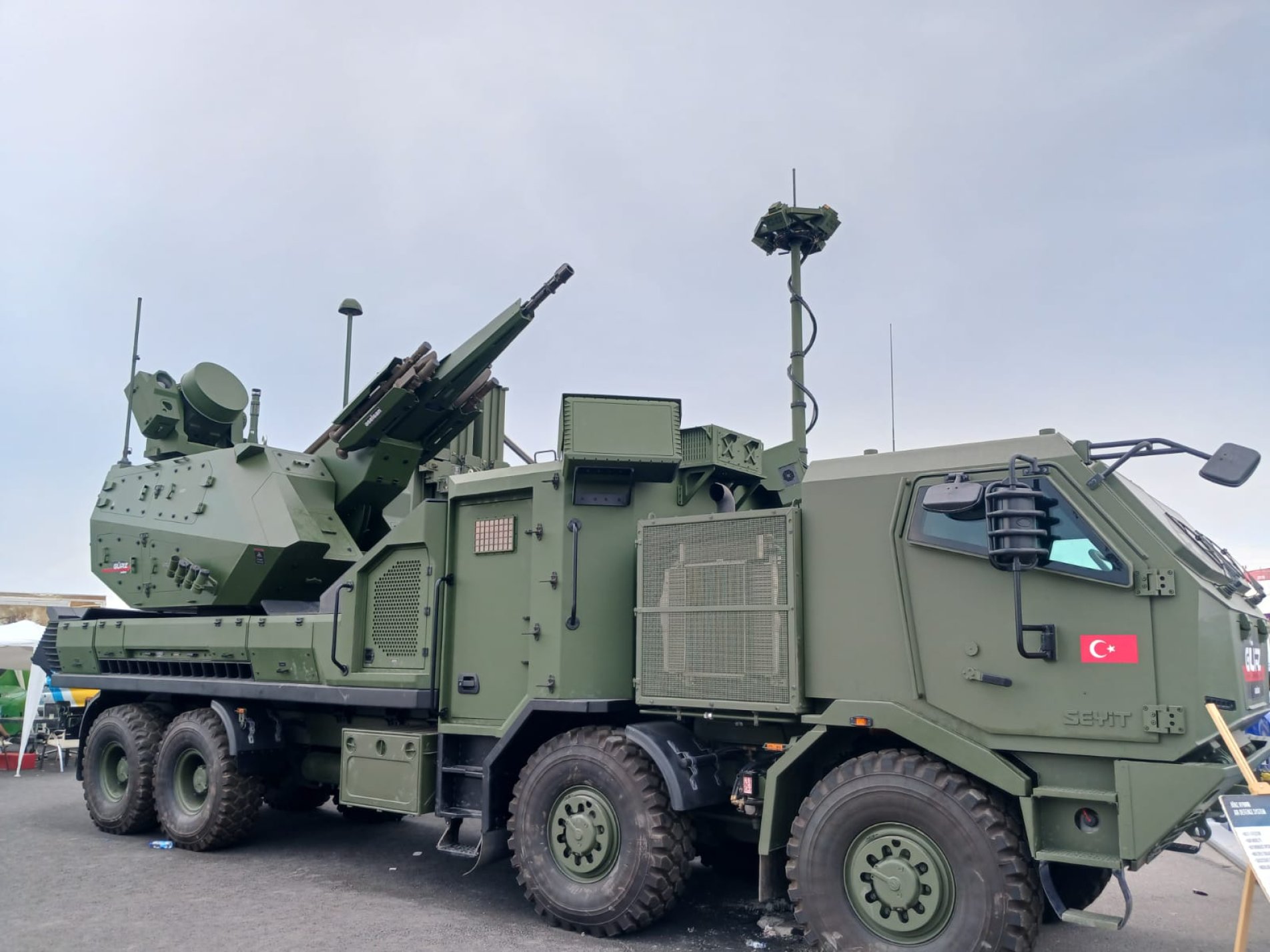Турецька Aselsan розкрила характеристики системи ППО малої дальності GÜRZ 200