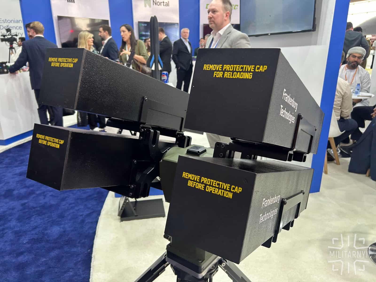 Пускова для мініракети Mark 1 від компанії Frankenburg. 9 лютого 2026 року. Фото: «Мілітарний»