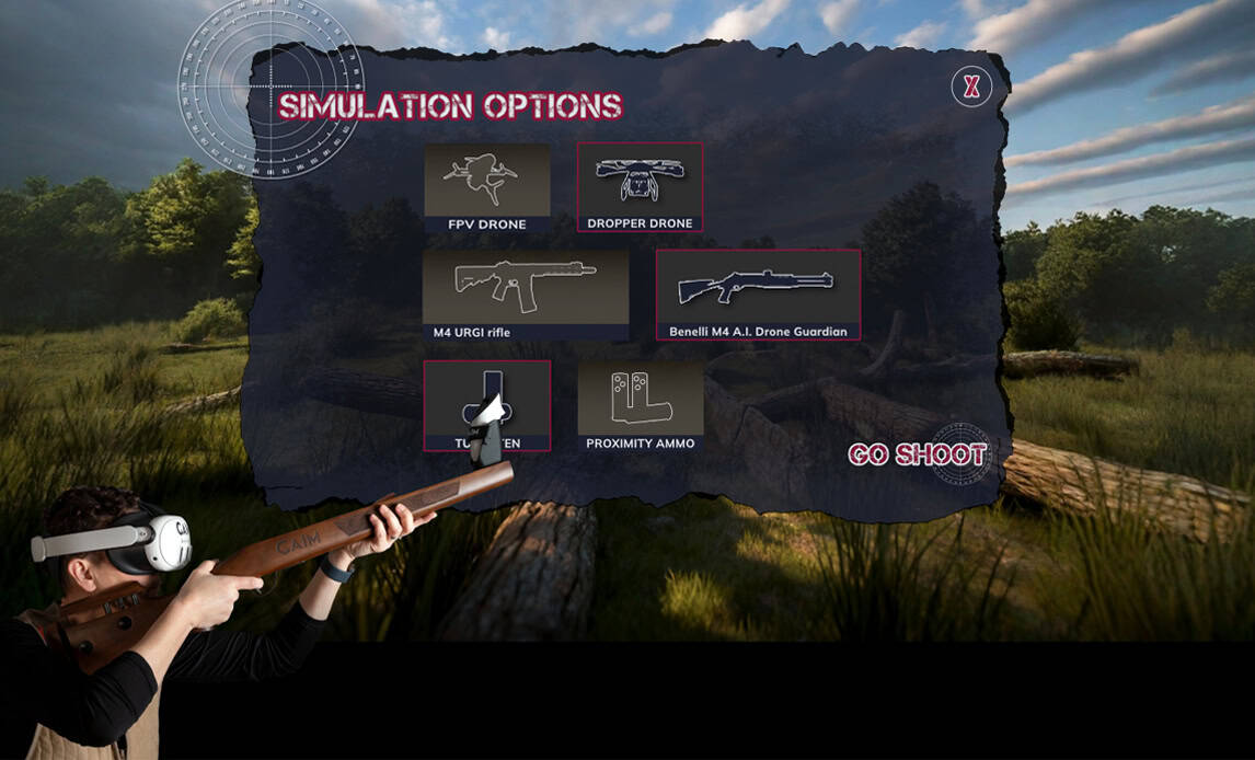 Данія придбала VR-тренажери для навчання збиття дронів