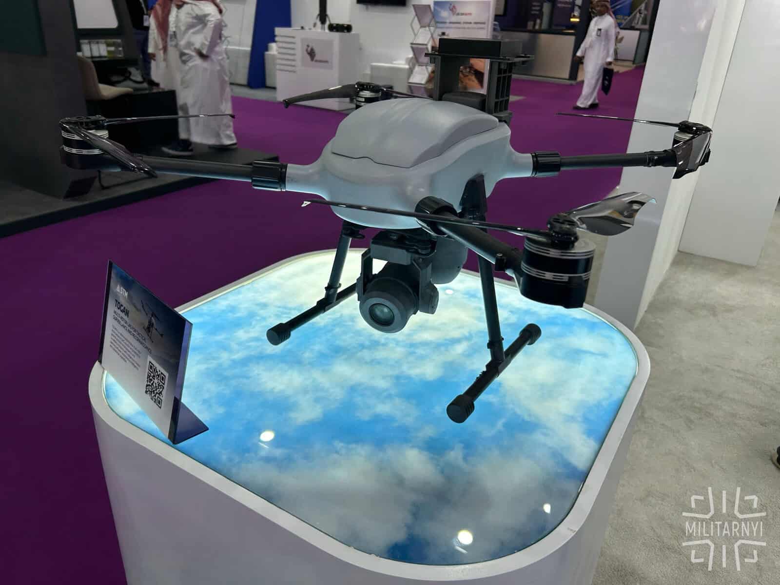 Дрон-розвідник TOGAN від компанії STM. 10 лютого 2026 року. Фото: «Мілітарний»