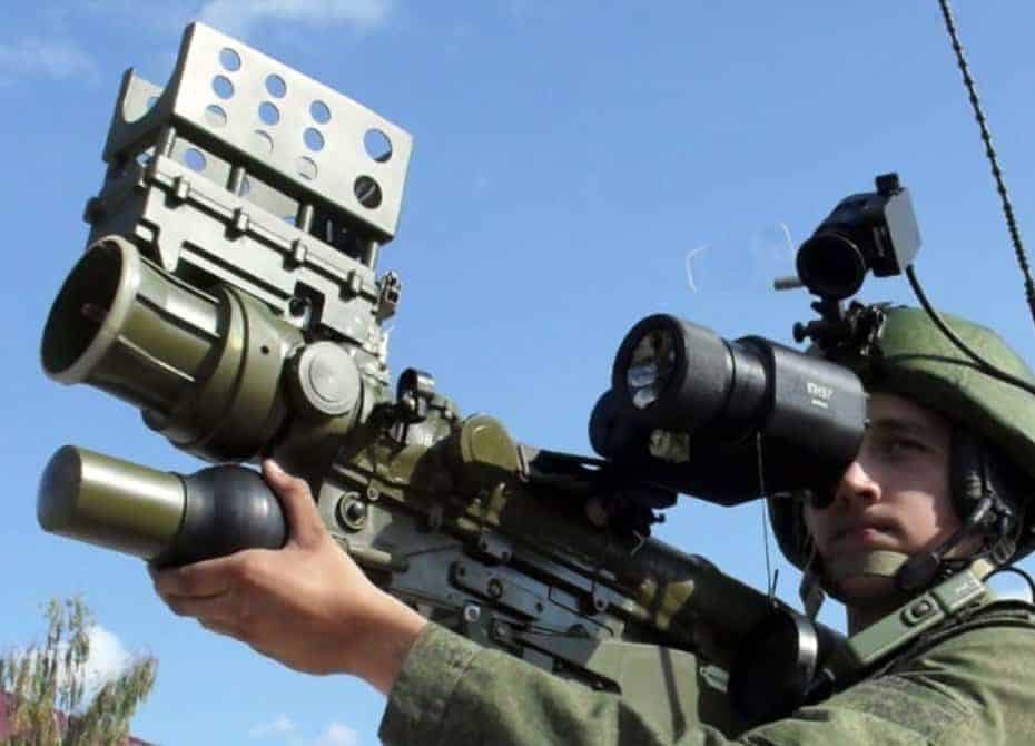 Verba MANPADS. Photo credits: Russian Ministry of Defense