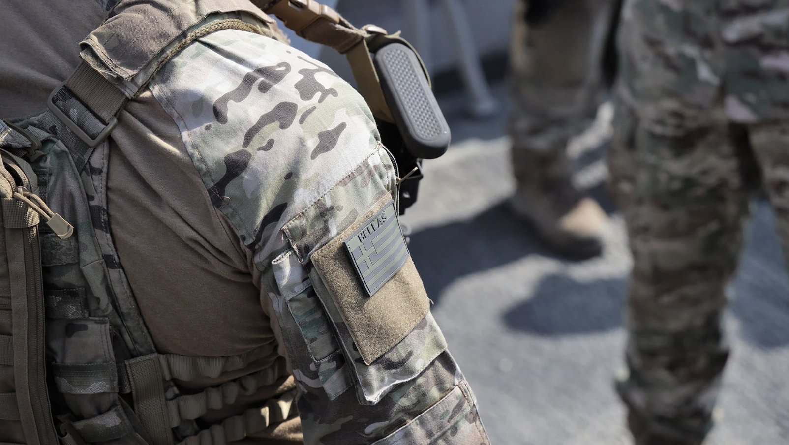 A Greek military officer. Illustrative photo