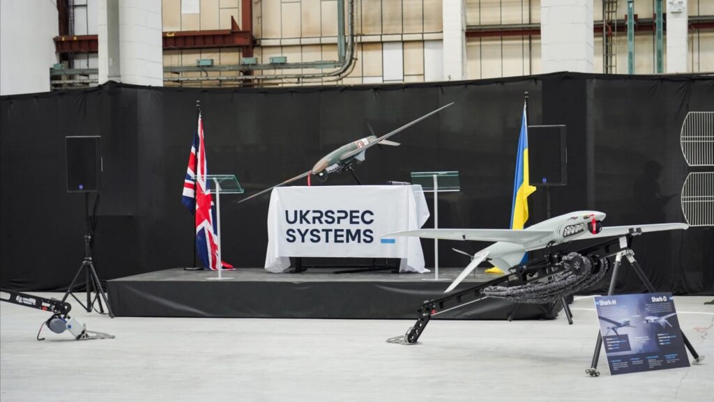 Запуск виробництва дронів Ukrspecsystems у Великій Британії. 25 лютого 2026 року. Фото: Валерій Залужний