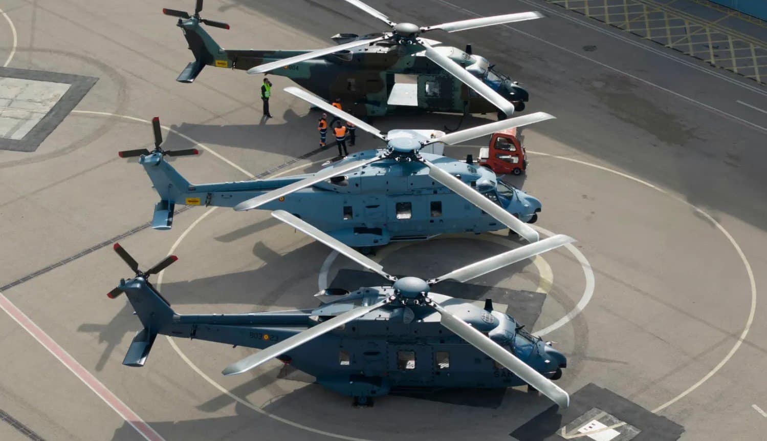 NH90 helicopters of the Spanish military. December 2024. Photo credits: Airbus