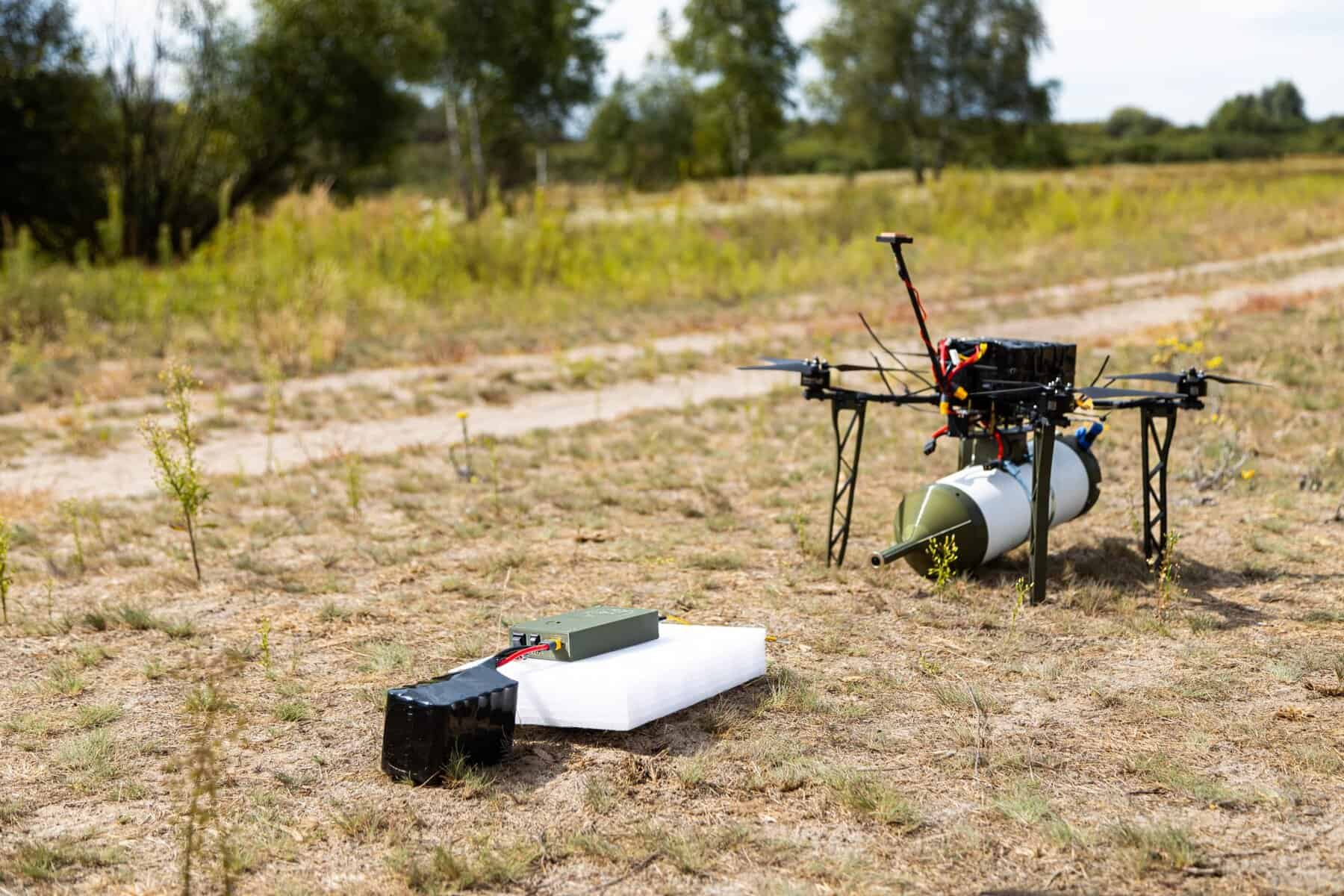 General Chereshnya OPTIX fiber optic FPV drone. Photo credits: General Chereshnya