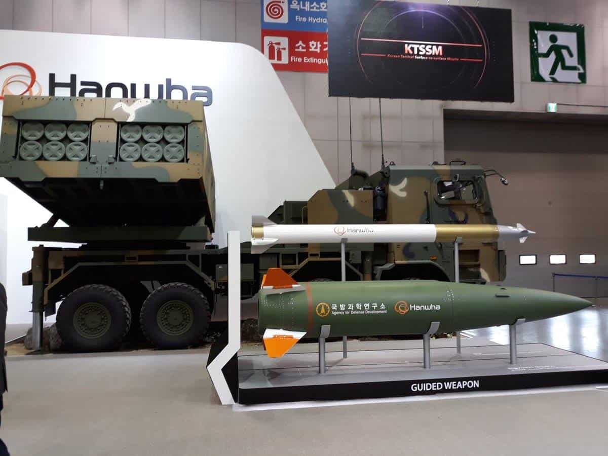 CGR080 and Ure-2 missiles for the K239 Chunmoo and Homar-K missile systems