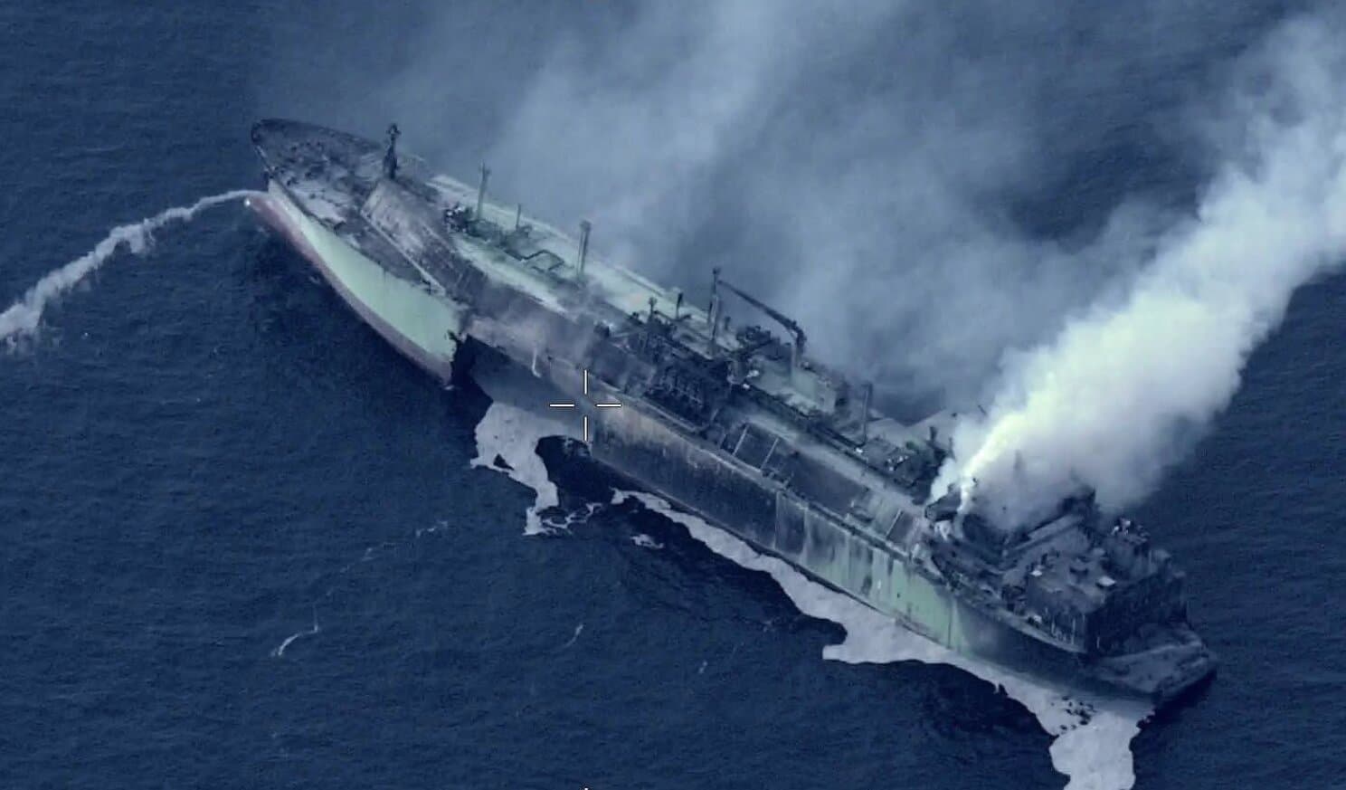 Sanctioned Arctic Metagaz Tanker Suffers Irreparable Damage After Strike