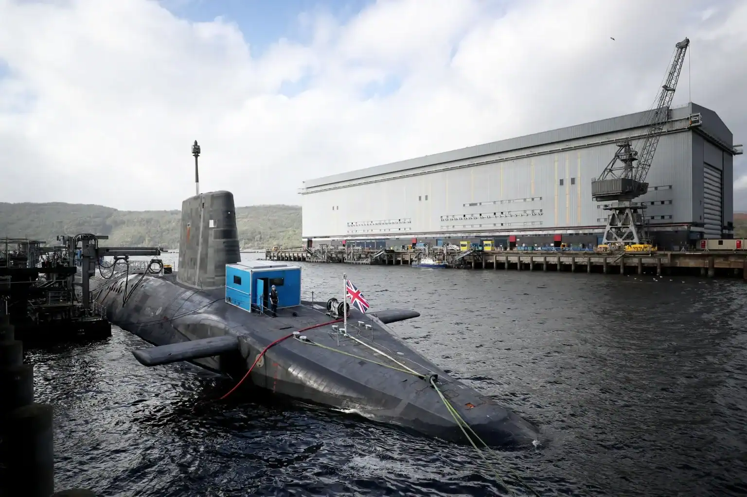 An Astute-class nuclear submarine at HMNB Clyde in Faslane, Scotland, UK, on August 31, 2015. Photo credits: REUTERS