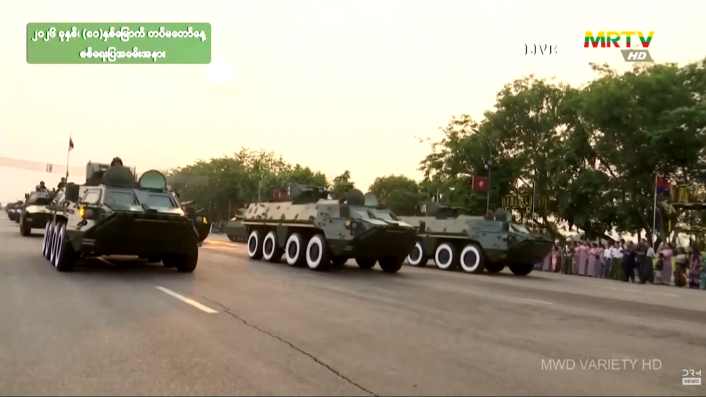 БТР-4 на параді у М'янмі. Стоп-кадр з відео DRM News