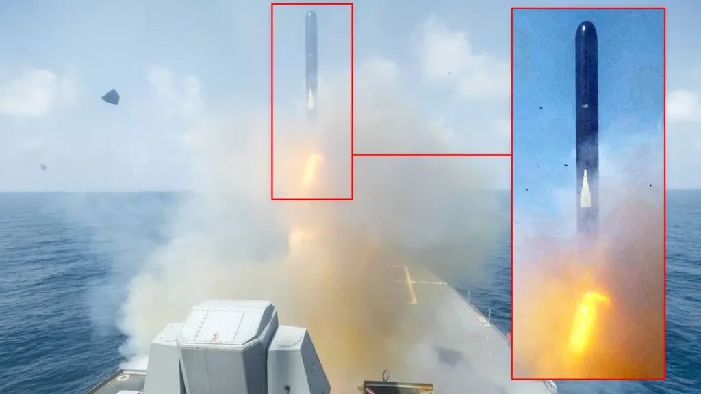 Запуск чорного Tomahawk. Джерело: The War Zone.