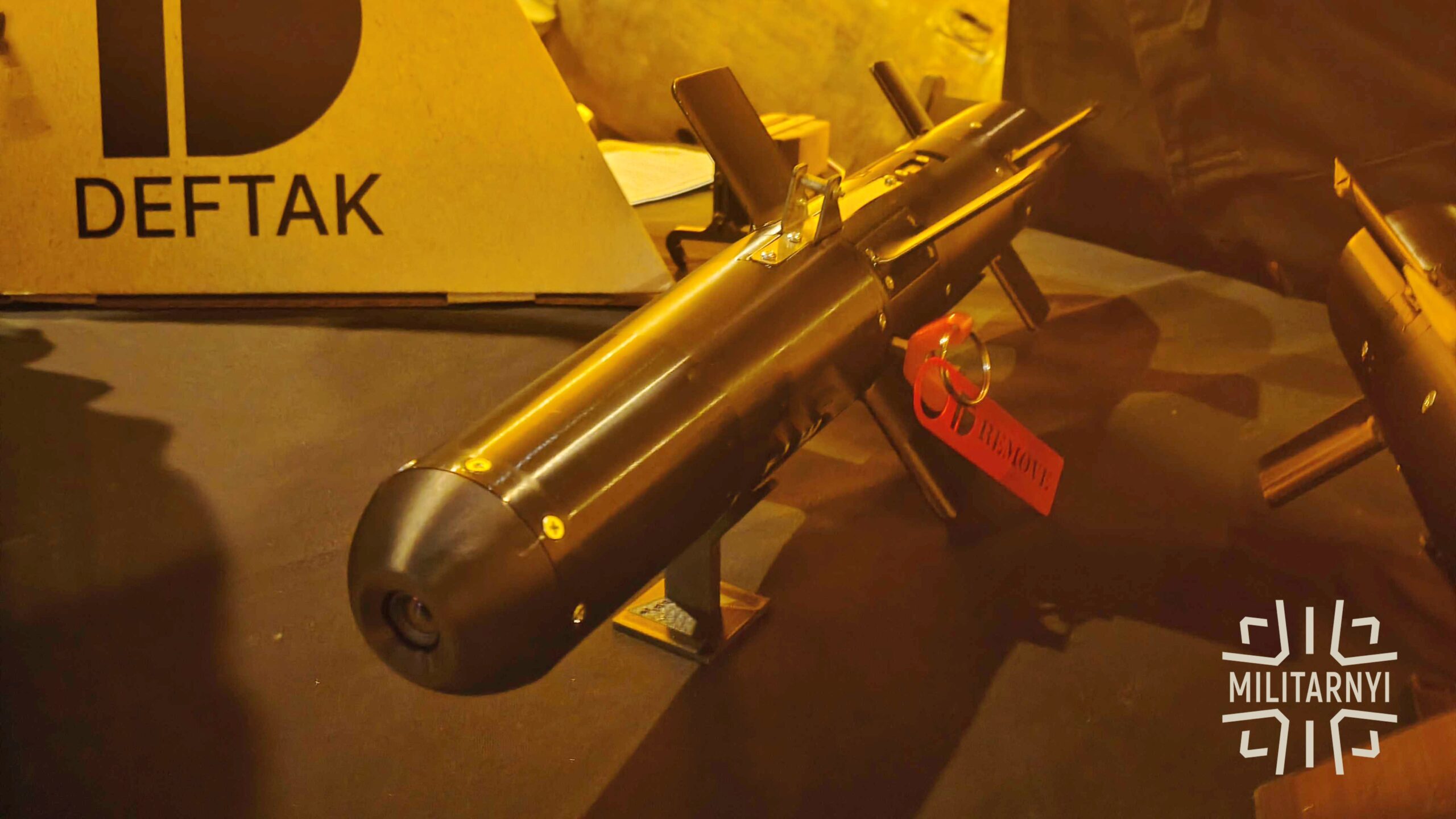 Ukrainian Deftak Presents Guided Munitions for Drones