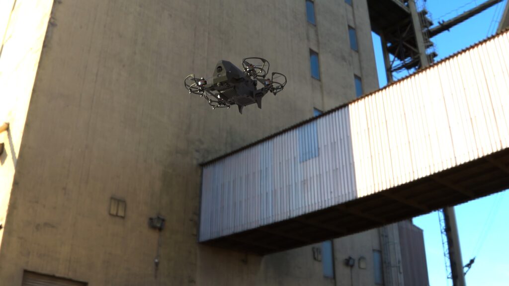 Дрон Shadox під час випробувань. Фото Black Forest