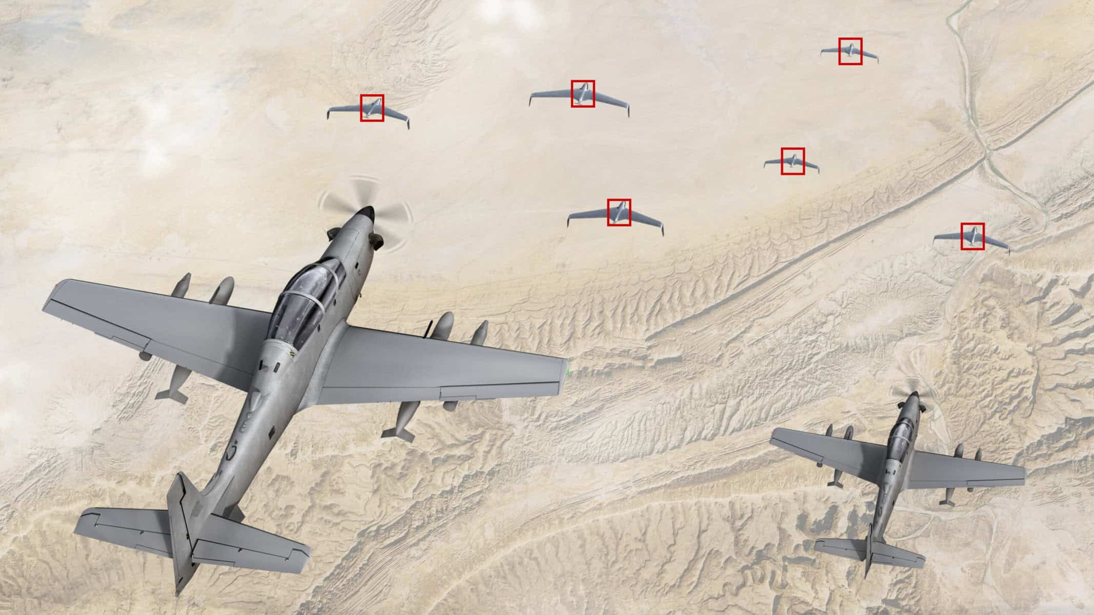 В штурмовик A-29 Super Tucano інтегрують ШІ-систему Gunslinger для ефективнішої боротьби з дронами