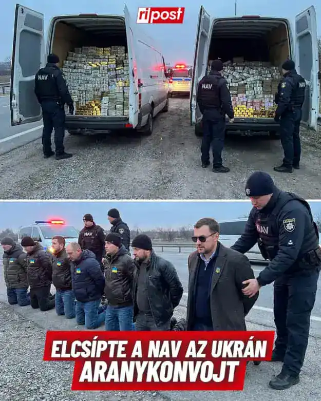 Nepimago van Oekraïens cash-in-transit-personeel. Fotocredits: Ripost