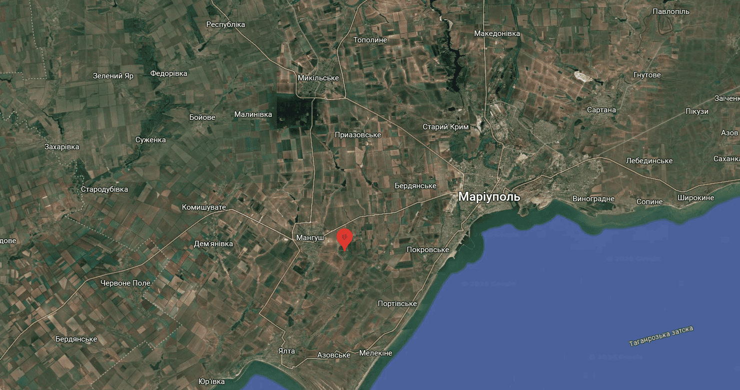 Geolocation of the struck radars and launcher from the S-300V air defense system. Photo credits: Google Maps