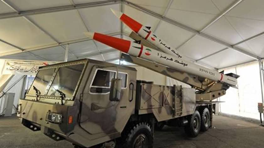Launch system with Hormuz-1 ballistic missiles. Photo credits: IRNA