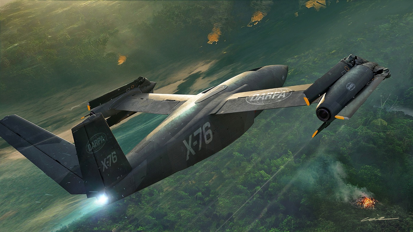 DARPA представила X-76 — експериментальний реактивний конвертоплан