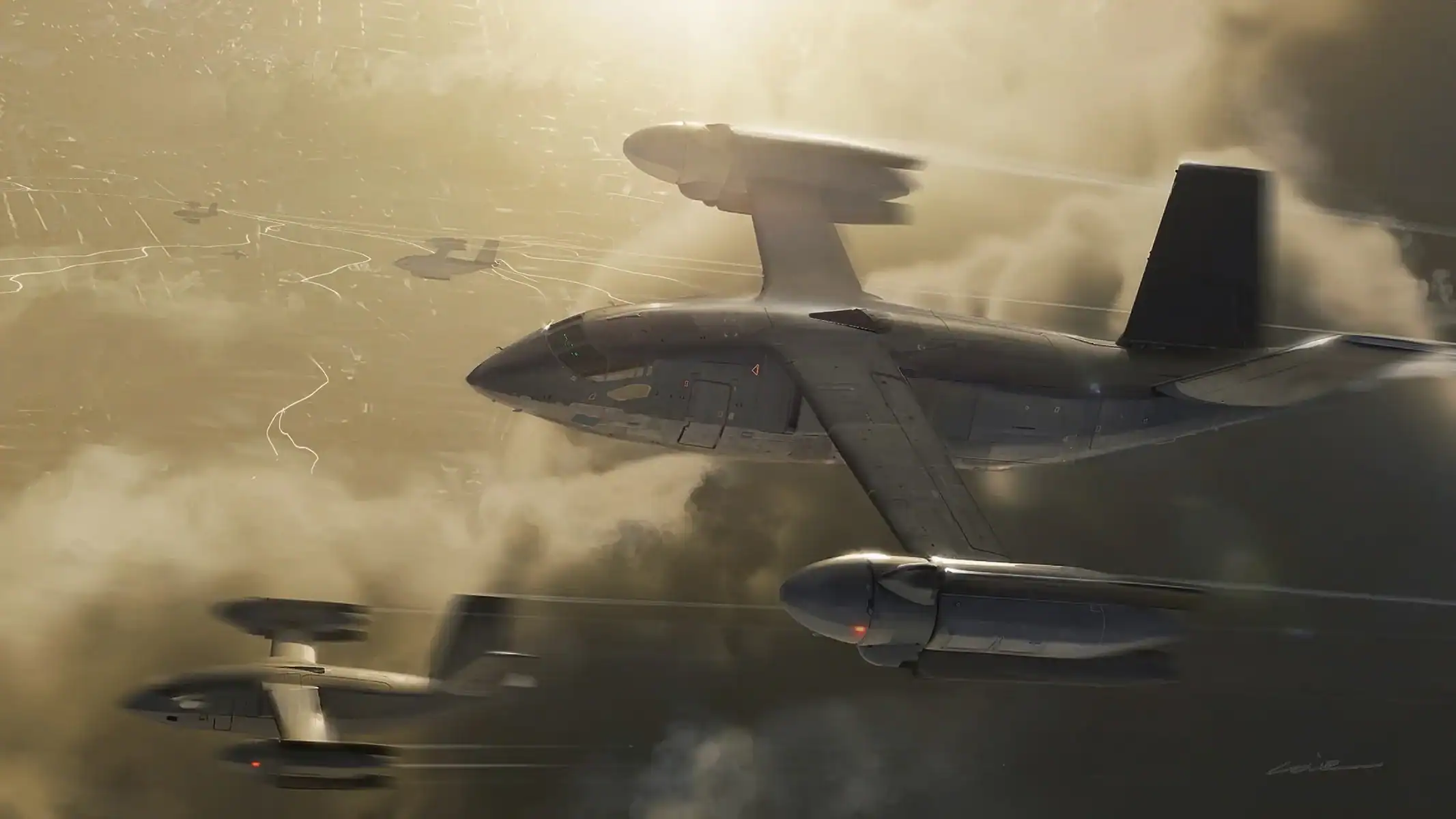 Illustrative image of the X-76 experimental aircraft. Photo credits: DAPRA