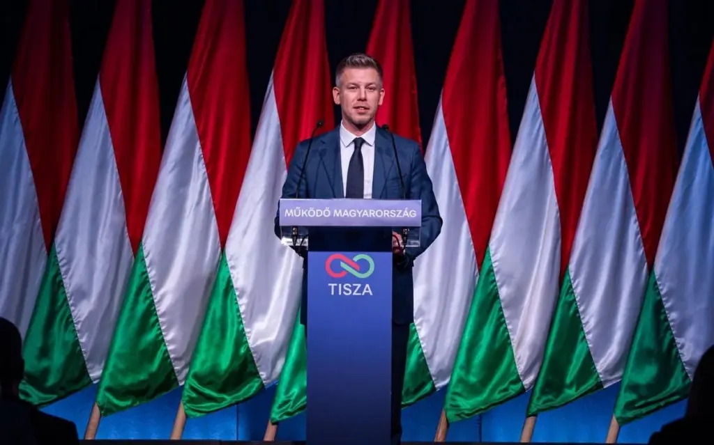 Лідер угорської опозиційної партії TISZA Петер Мадяр Фото Péter Magyar