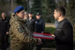 Вперше в історії НГУ звання Героя України отримала жінка — вона здійснила близько 45 штурмів